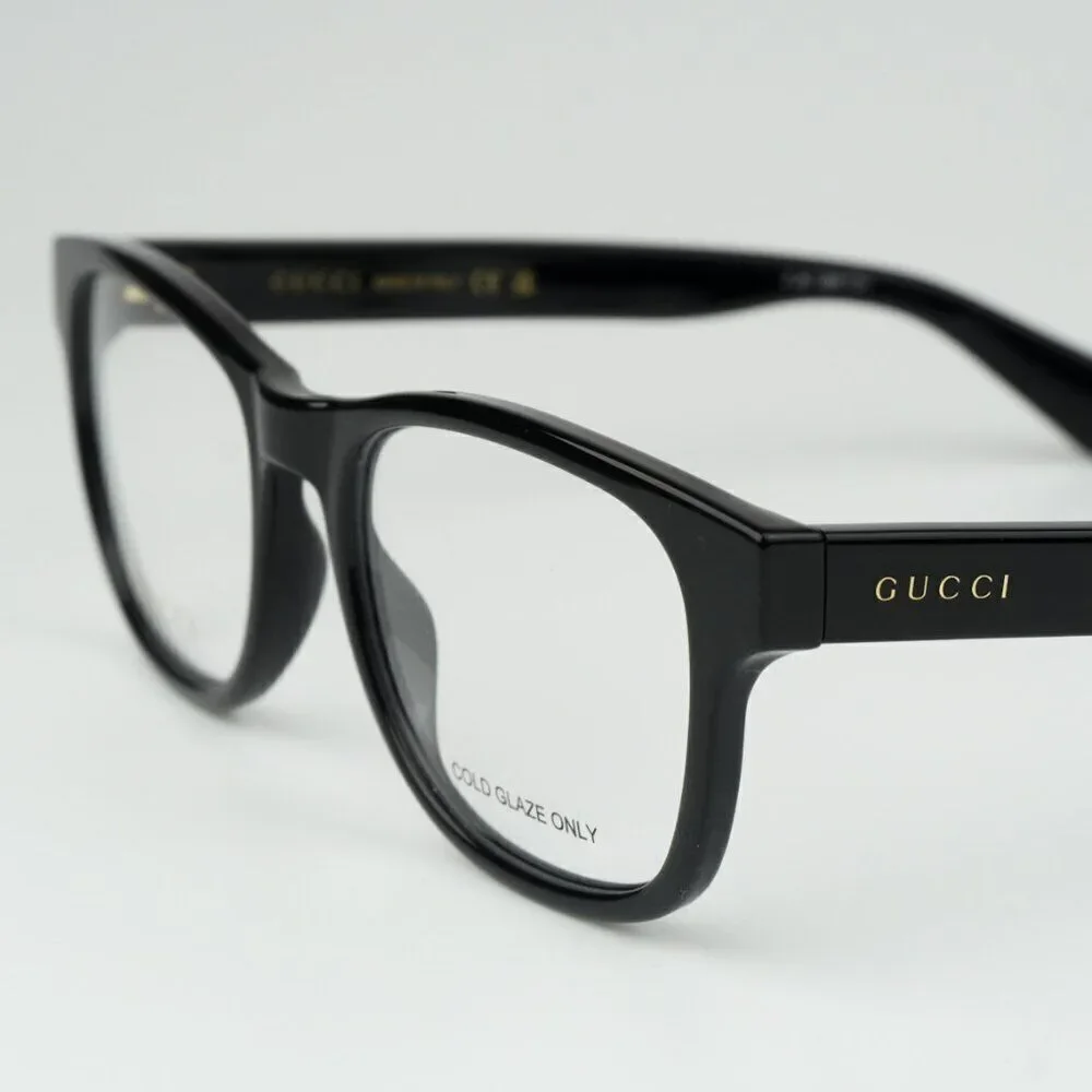 NEW Gucci GG1344O 001 Black Square Men Eyeglasses GG 1344O